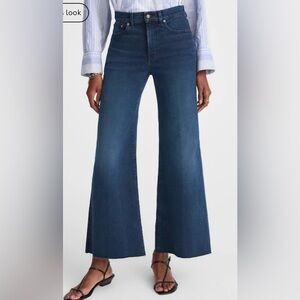 Madewell Flared Wide-Leg Crop Jeans 30